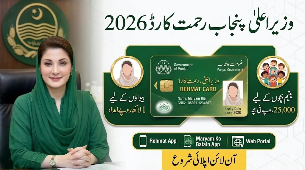 CM Punjab Rehamt card scheme 2026 online registration web portal