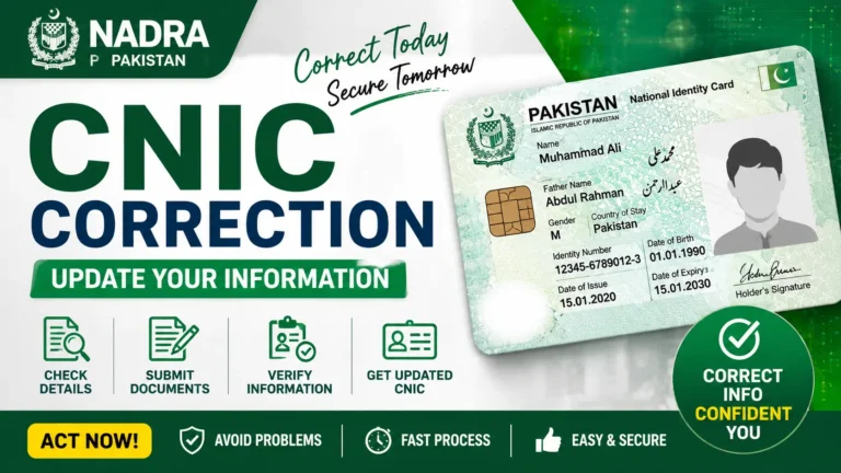 Update your CNIC details now!