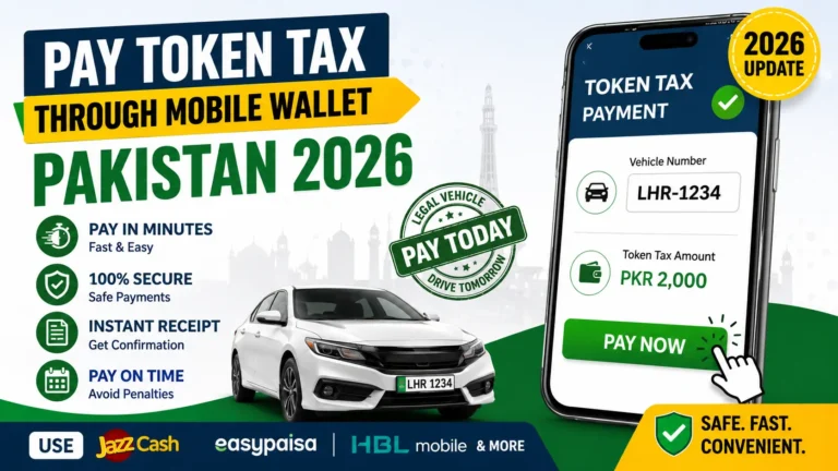 Pay your vehicle tax easily in Pakistan