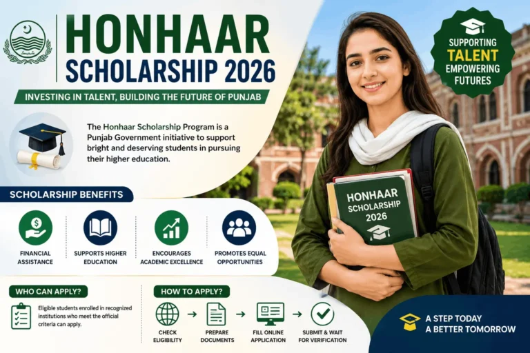 Honhaar Scholarship 2026: Eligibility, Benefits & How to Apply