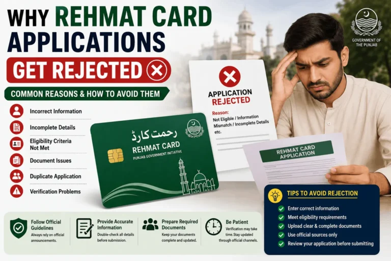 Why Rehmat Card Applications Get Rejected (2026 Guide)